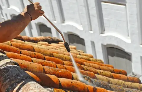 Nettoyage de toitures - Courdemanche